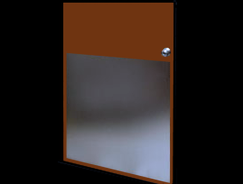 34in x 34in - .040, 5052, Satin #4 (Brushed) Finish, Aluminum Armor Plates