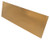 10in x 41in - .040, Muntz, Satin #4 (Brushed) Finish, Brass Kick Plates - Side View - Countersunk Holes