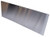 12in x 40in - 18ga, Brushed, Stainless Steel Kick Plates - Side View - Countersunk Holes