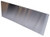 12in x 19in - 18ga, Brushed, Stainless Steel Kick Plates - Side View - Countersunk Holes