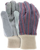 1040_ - 1040 - 145035 - MCR Safety 1040 leather palm work gloves with lined palm, cotton back, and knit wrist for durable hand protection