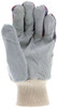 1040_ - 1040 - 145040 - Palm view of 1040 leather palm gloves with lined split leather palm for abrasion resistance and durability