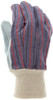 1040_ - 1040 - 145034 - Back view of 1040 work gloves with breathable cotton fabric shell and elastic knit wrist for comfort and ventilation