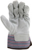 12010_ - 12010 - 125851 - Palm view of 12010 leather palm gloves with split leather palm for abrasion resistance and durability