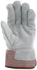 1205L_ - 1205L - 124300 - Palm view of 1205 leather palm gloves with split shoulder leather palm for abrasion resistance and durability