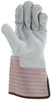 1210_ - 1210 - 124320 - Palm view of 1210 leather palm gloves with split shoulder leather palm for abrasion resistance and durability