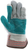 1211J_ - 1211J - 124393 - Palm view of 1211J leather palm gloves with jointed double split leather palm for enhanced flexibility and abrasion resistance