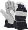 1220DX_ - 1220DX - 124451 - Pair of MCR Safety Group 1220DX leather palm work gloves with patch palm, denim back, and 2.5-inch denim cuff