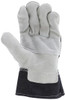 1220DX_ - 1220DX - 124607 - Palm view of 1220DX leather palm gloves with split leather patch palm for abrasion resistance and durability