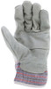 1220SX_ - 1220SX - 124530 - Palm view of 1220SX leather palm gloves with split leather patch palm for abrasion resistance and durability