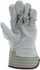 1230_ - 1230M - 124564 - Palm view of 1230 leather palm gloves with split shoulder leather palm for abrasion resistance and durability