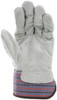 1300_ - 1300 - 125076 - Palm view of 1300 leather palm gloves with split shoulder leather palm for abrasion resistance and durability
