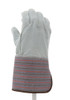 1318_ - 1318 - 125359 - 360 - Rotational view of 1318 leather work gloves with full leather back and 4.5-inch rubberized long safety cuff