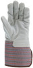 1318_ - 1318 - 125402 - Palm view of 1318 leather work gloves with split shoulder leather palm for abrasion resistance and durability