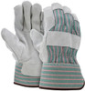 1350_ - 1350 - 125449 - Pair of MCR Safety Group 1350 leather palm work gloves with select split shoulder leather and 2.5-inch rubberized safety cuff
