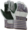 1411A_ - 1411A - 125891 - Pair of MCR Safety Group 1411A double leather palm work gloves with select split shoulder leather and 2.5-inch plasticized safety cuff