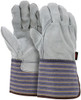 1418A_ - 1418A - 126027 - Leather palm industrial gloves pair – MCR Safety Group 1418A with select B+ grade split leather palm and 4.5-inch gauntlet cuff for construction tasks