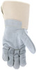 16011_ - 16011L - 122322 - Leather grip gloves palm view – premium split side leather enhances abrasion resistance and grip for heavy-duty material handling applications