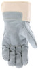 16017_ - 16017L - 122377 - Leather grip gloves palm view – premium split side leather enhances abrasion resistance and grip for heavy-duty material handling applications