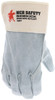 16017_ - 16017L - 122371 - Protective leather work gloves back view – full leather back with Kevlar® stitching and 2.5-inch rubberized safety cuff for improved durability and wrist protection
