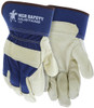 1925_ - 1925L - 117658 - Leather palm industrial gloves pair – MCR Safety Group 1925 with premium A grade grain pigskin leather and 2.5-inch rubberized cuff for general work tasks