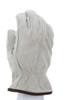 3150_ - 3150L - 27889 - 360 - Leather driver work gloves – MCR Safety Group 3150 – split cowskin leather with red fleece lining and straight thumb for cold work