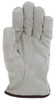 3150_ - 3150L - 27869 - Leather grip gloves palm view – split cowskin leather enhances durability and grip for light-duty material handling in cold environments