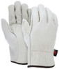 3201_ - 3201L - 23241 - Leather driver industrial gloves pair – MCR Safety Group 3201 with B grade grain cow leather and straight thumb for general work tasks