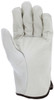 3201_ - 3201L - 23244 - Leather grip gloves palm view – grain cowskin leather enhances abrasion resistance and durability for material handling applications