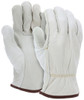 3203_ - 3203L - 900 - Leather driver industrial gloves pair – MCR Safety Group 3203 with C+ grade grain cow leather and straight thumb for general work tasks