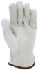 3203_ - 3203L - 23360 - Leather grip gloves palm view – grain cowskin leather enhances abrasion resistance and grip for material handling applications