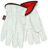 3250_ - 3250L - 27930 - View of 3250 work gloves showing red fleece lining on the inside