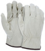 3401_ - 3401L - 27264 - Leather driver industrial gloves pair – MCR Safety Group 3401 with select B grade grain pigskin leather and keystone thumb for general work tasks