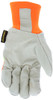 3440_ - 3440L - 30995 - Leather grip gloves palm view – grain pigskin leather enhances durability, flexibility, and grip for material handling in cold environments