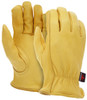 3501_ - 3501L - 981 - Leather driver industrial gloves pair – MCR Safety Group 3501 with select B grade grain deerskin leather and keystone thumb for precision work tasks