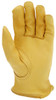 3501_ - 3501L - 23775 - Leather grip gloves palm view – soft grain deerskin leather enhances dexterity, grip, and touch sensitivity for material handling applications