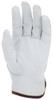 3611_ - 3611L - 27476 - Leather grip gloves palm view – premium grain goatskin leather enhances dexterity, durability, and grip for material handling applications