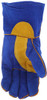 4500_ - 4500 - 121185 - Leather grip gloves palm view – shoulder leather construction enhances durability and grip for welding, fabrication, and metalworking applications