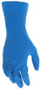 5049_ - 5049L - 20939 - Back view of 11 mil blue latex medical‑grade glove, fentanyl‑tested, double chlorinated, with textured grip and food‑safe materials