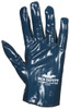 9700M_ - 9700L - 13853 - Protective coated work gloves back view – cut and sewn clute pattern with full nitrile coating provides comfort, flexibility, and dependable hand protection