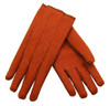 9800M_ - 9800L - 2932 9800 - Vinyl Impregnated, Coated Work Gloves - Cut and Sewn Stretch Vinyl Shell - Comfortable Slip-on Cuff Pattern - Industrial Grade - Russet Stretch Material for Comfortable Fit