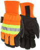 34411_ - 34411L - 31023 - High visibility insulated leather driver gloves pair – MCR Safety Group 34411 with grain pigskin palm, Thermosock® lining, and waterproof protection