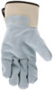 1500K_ - 1500KL - 123668 - Palm view of 1500K leather palm gloves with split shoulder leather palm for abrasion resistance and durability