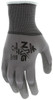 9666_ - 9666L - 155928 - Protective work gloves back view – 13-gauge gray nylon shell provides flexibility, comfort, and dexterity for extended wear during long workdays