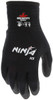 N9690_ - N9690L - 160646 - Back of Insulated acrylic black gloves with soft HPT anti-wet coating, cushioning air cells, ActiFresh odor control, and strong wet/dry grip