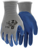 96731_ - 96731L - 156412 - Grip work gloves pair – MCR Safety Group 96731 with a gray nylon shell and foam latex coating for all-day comfort and handling performance