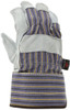 1400K_ - 1400KL - 125621 - Protective leather work gloves back view – durable fabric back with Kevlar® liner and 2.5-inch plasticized safety cuff for added protection