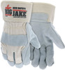 1715PL_ - 1715PL - 123101 - Double leather palm industrial gloves pair – MCR Safety Group 1715P with premium A+ split side leather, reinforced fingers, and 2.75-inch rubberized cuff