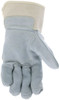 1715PL_ - 1715PL - 123105 - Leather grip gloves palm view – double palm and reinforced fingers enhance abrasion resistance and grip for heavy-duty material handling applications