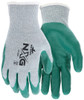 FT350M_ - FT350M - 3105 - Grip work gloves pair – MCR Safety Group FT350 with a cotton and polyester shell and green nitrile coating for enhanced handling and abrasion resistance